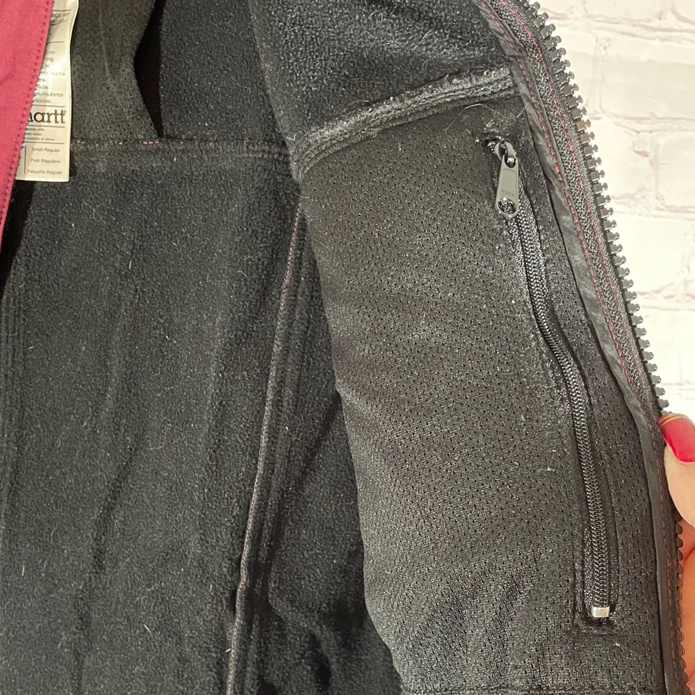 Carhartt Women's Burgundy Soft Shell Vest - Picture 8 of 9